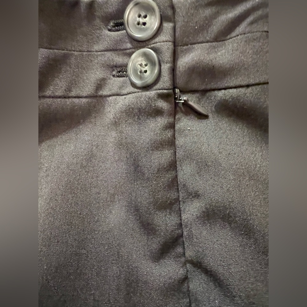 The Limited Skirt Double Back Slits Side zipper and Buttons - Picture 4 of 9